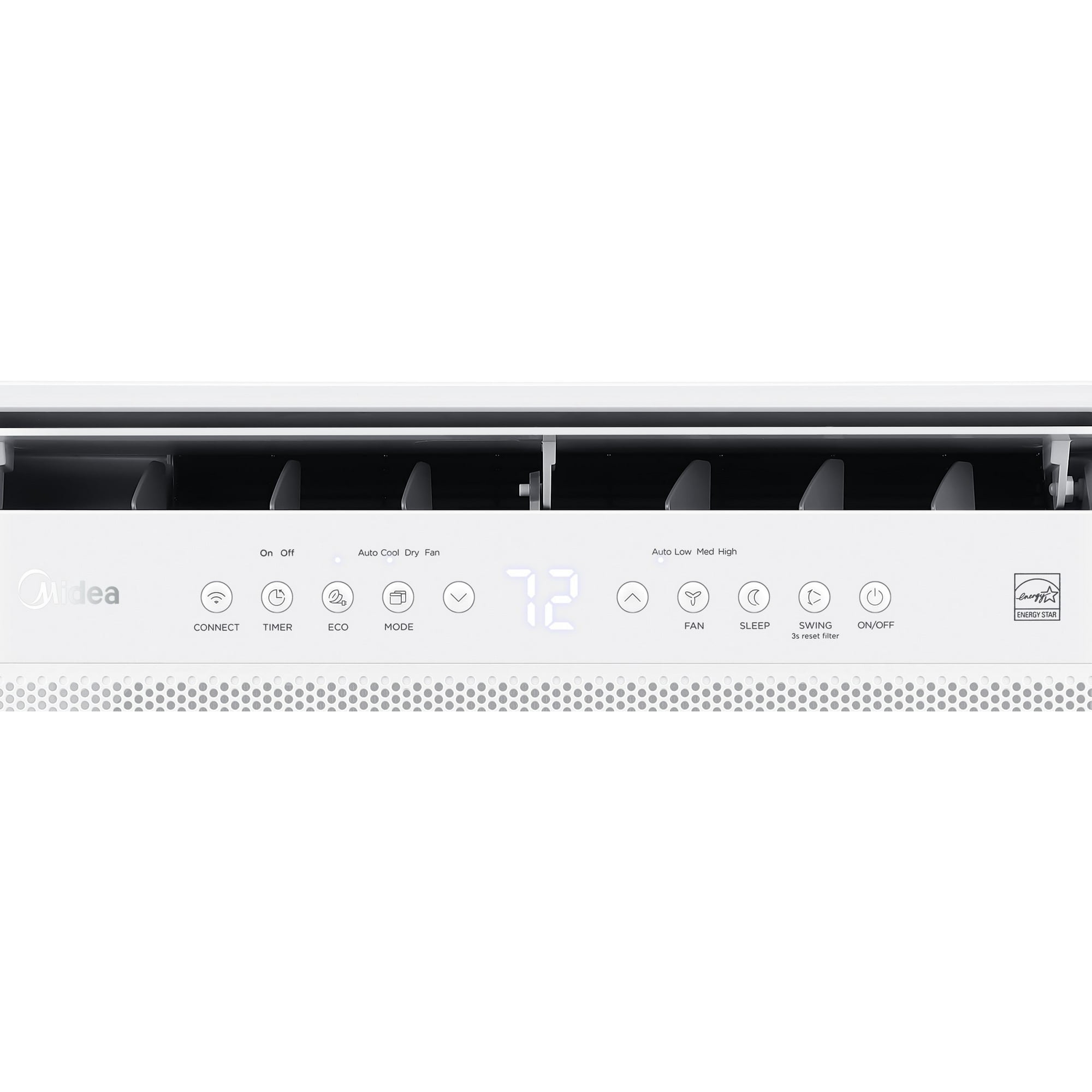 Midea 12,000 BTU Smart Inverter U-Shaped Window Air Conditioner, RMW12SQW-B