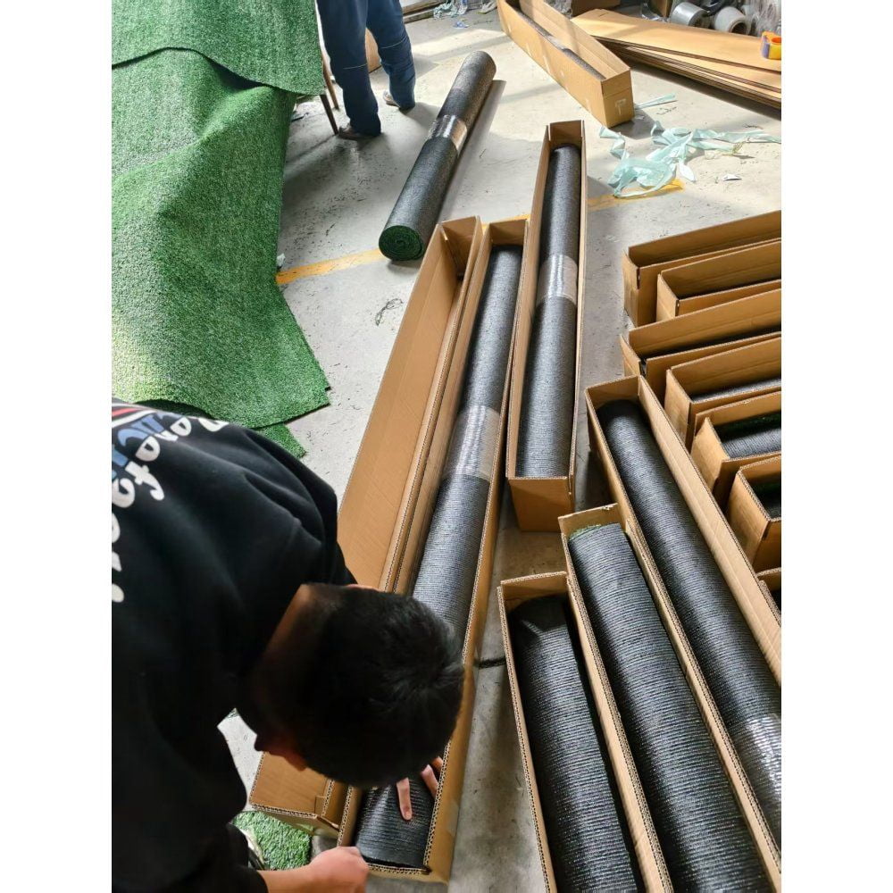 3FT x 16FT Artificial Turf Mat with Drainage Holes Thick Fake Grass Rubber Backing for Garden Patio Pet Area