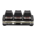 thumbnail image 1 of Clavier Mini à 3 Touches, Clavier Mécanique Filaire USB‐C RVB Programmable Personnalisé pour Jeux avec Interrupteur Rouge pour le Travail de Bureau, 1 of 7