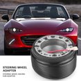 thumbnail image 4 of Adapter, Aluminum 6- Hole Steering Wheel Racing Hub Adapter for 323 MIATA MX3 MX5 MX6, 4 of 8