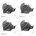 thumbnail image 3 of Qiaoxi 2Pcs Motorcycle Wings Aerodynamic Dynamic Spoiler Wings with Adhesive, Front Side Air Deflectors Motorbike Fairing Universal Modified Accessories, 3 of 8