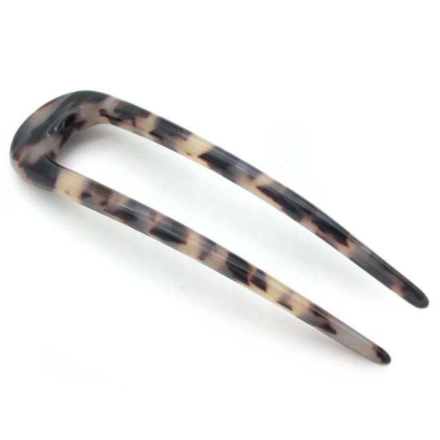 Guardurnaity Horquillas para el cabello, accesorios sencillos para el cabello, soporte para diario, joyería Retro trenzada, tocado en forma de U, Cuidado del cabello Marrón