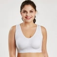thumbnail image 2 of Saient Plus Size Bras For Women Seamless Bralette Push Up Brassiere Vest 4XL 5XL 6XL, 2 of 8