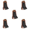 thumbnail image 2 of Sonducket Maxi vestido multifuncional y elegante para mujer Vintage Boho Robe Cómodo multifunción y elegante fuera del hombro negro S Type2 NO2, 2 of 6