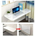 thumbnail image 5 of Deevin Fold Down Table Wall Mounted Table Heavy Duty Folding Wall Table Dining Table Perfect Addition to Laundry Room/Home bar/Kitchen & Dining Room(White), 5 of 5
