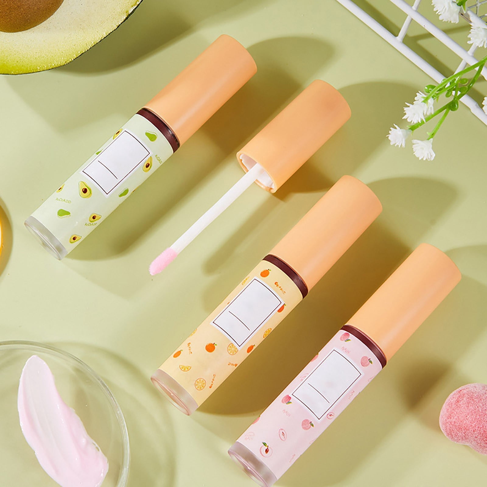 Lip Gloss Pigment Lip Gloss Color for Lip Gloss Making Shiny Lip Gloss Clear Lip Scrub en Teeth Covers Items under $5 City Plumping Lip Gloss Sunburn Mouth Moisturizer Chap Sticks for Kids Lip