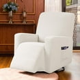 thumbnail image 2 of Subrtex Housse Extensible pour Fauteuil Inclinable 1 Pce, Housse Texturée à Carreaux avec Poches, 2 of 6