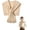 Apricot, variant on Women's Fashion Sweater Knitted Shawl Knitted Knotted Shawls Khaki Sweater Shawl Air-Conditioned Room Shawl