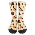 thumbnail image 2 of Unisex Halloween Print Mid Calf Socks Breathable Elastic Daily Socks Cute Halloween Pattern Crew Socks Fall Halloween Gifts for Women Men, 2 of 6