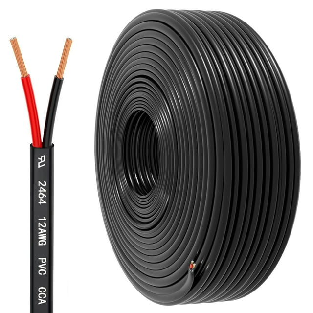 Cable de calibre 12 HONENCN, 45,8 m, flexible, CCA PVC, 12 V-24 V