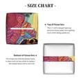 thumbnail image 5 of Lsque Beautiful African Woman Printed Tissue Box Cover Holder, Facial Paper Organizer Dispenser,Square with Bottom Belt, PVC Leather Decorative Organizer, 5 of 8