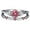 Pink, variant on under $10 Cotonie Couple Zircon Ring Zircon Diamond Ring 2-in-1 Rings Can Be Worn In Combination