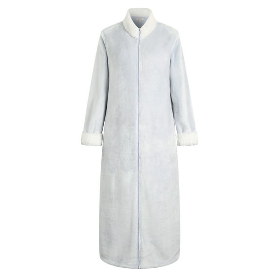 Richie House Women's Soft and Warm Robe with Zipper RHW2878