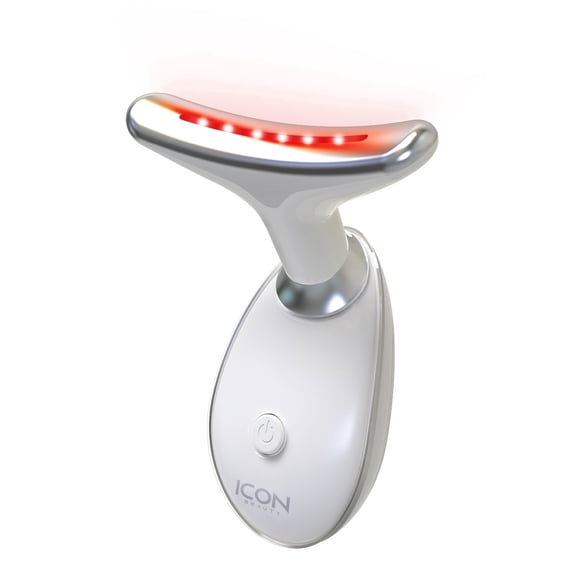 Icon by Tzumi Pulse Red Light Therapy Skin Rejuvenator, Rechargeable 3-Color Light Therapy Face Wand