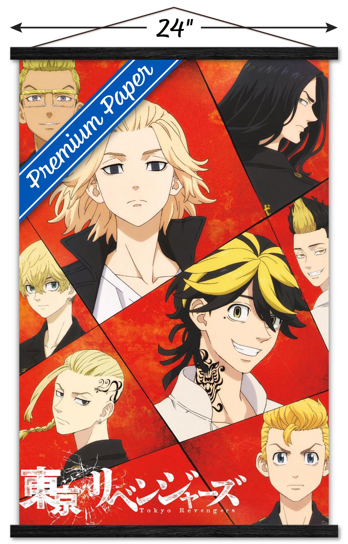 Tokyo Revengers – Key Visual Wall Poster with Magnetic Frame, 22.375" x 34"