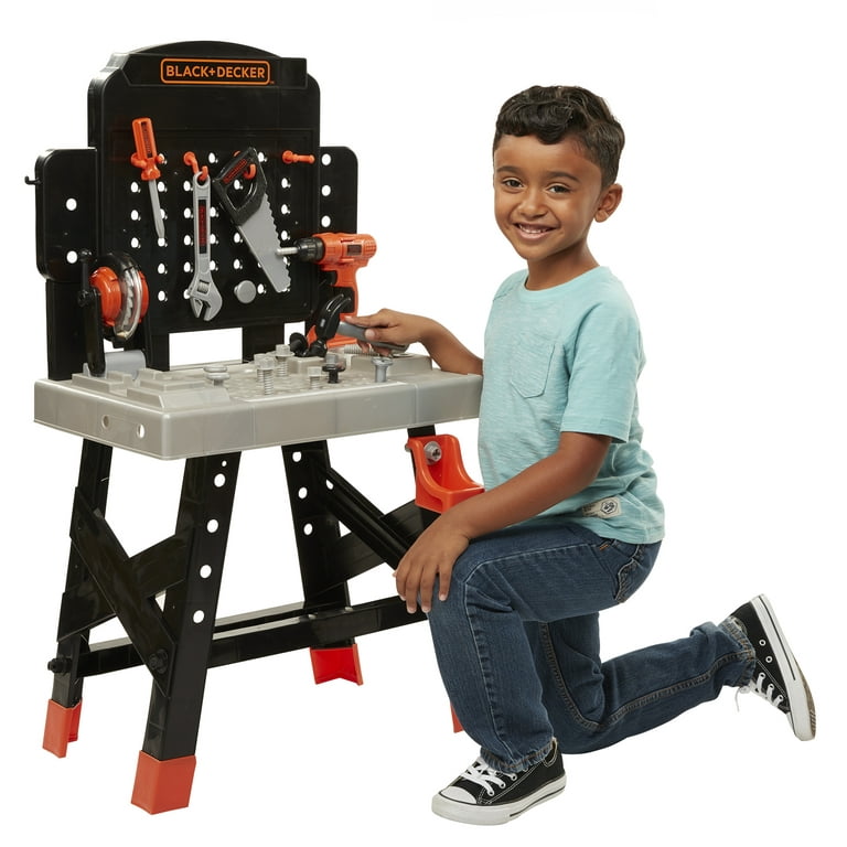 Black & Decker Power N' Play Workbench - Play Toy Workshop for