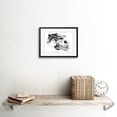 thumbnail image 2 of Racing Horse and Jockey Art Print Framed Poster Wall Decor 9x7 inch, 2 of 5