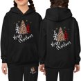 thumbnail image 2 of Bainana Girls Christmas Outfit Set Long Sleeve Santa Claus Print Bodysuit Headband 2 Pieces Clothes Set Infant Kids Fashion Party Wear, 2 of 4