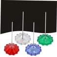 thumbnail image 3 of RUNROTOO 4Pcs Spike Desk Receipt Holder Metal Red Green Blue Transparent for Kitchen Accessory 14.5 x 7.7 x 7.7cm, 3 of 8