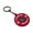 Red, variant on Rubber Fitness Keychain Weightlifting Theme 45lb Engraved Plate Keyring Lightweigh Barbell Plate Key Chain Accessory