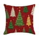 thumbnail image 2 of Decoraciones navideñas, adornos navideños, regalos navideños. Funda de almohada navideña de 45 x 45 cm. Decoración navideña. Funda de almohada de poliéster para decoración del hogar., 2 of 6