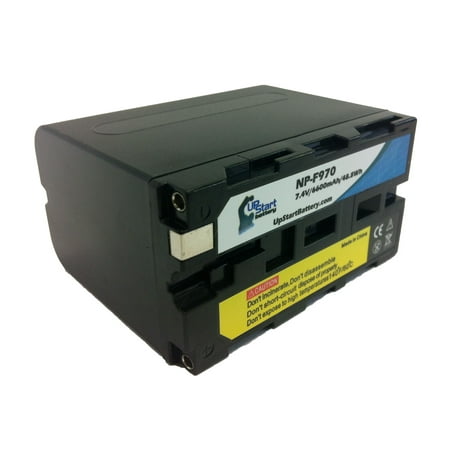 UpStart Battery Sony DCR-TRV900 Battery - High Capacity High Capacity Replacement for Sony NP-F970 Digital Camera Battery (6600mAh  7.4V  Lithium-Ion)