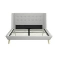 Queer Eye Farnsworth Upholstered Bed with Low Profile Platform Frame