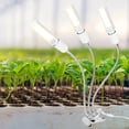 thumbnail image 3 of Plant Grow Lights Full Spectrum Lamp 3 Heads LED E27 LED Grow Light Flowers For Plants Yellow Light, 3 of 8
