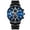 CI135_Black#2, variant on Mens Stainless Steel Adjustable Strap Watches with Large Dial for Daily Work Casual Watches Rose Gold#3