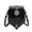 FBG294BK, variant on New Medieval Industrial Style Mini Shell Crossbody Bag for Women, Black PU Leather with Rivets, Chain Strap and Magnetic Lock Closure, Small Vintage Shoulder Bag