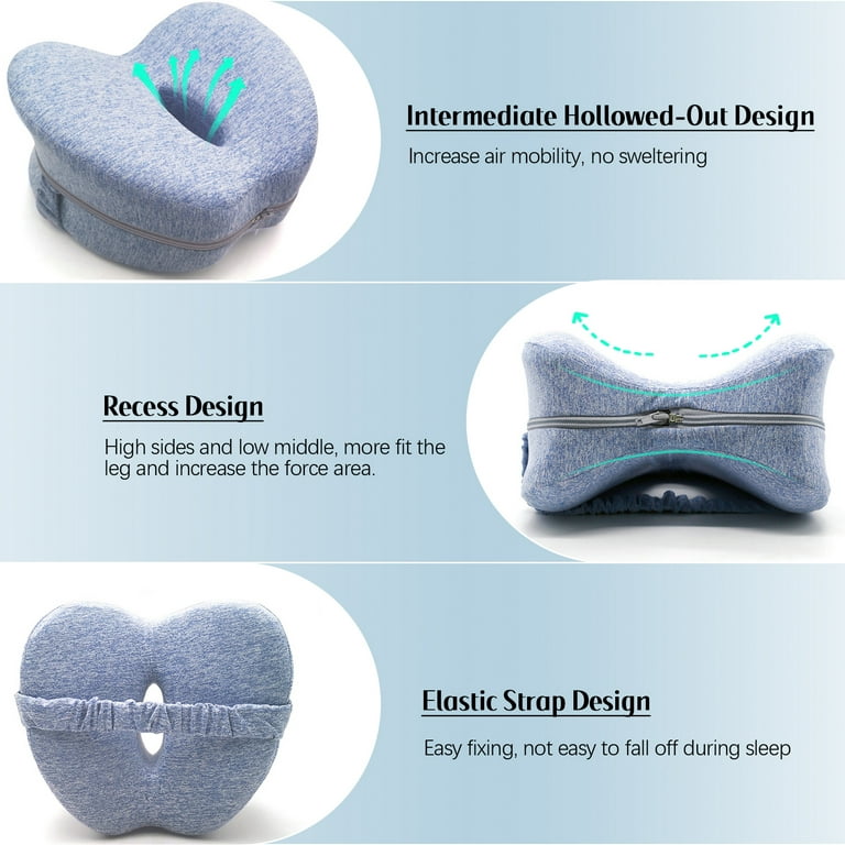 Beauare Smoothspine Alignment Pillow - Relieve Hip Pain & Sciatica, Leg  Alignment Pillow, Smooth Spine Improved Leg Pillow for Sleeping Side Sleeper  (gray) 