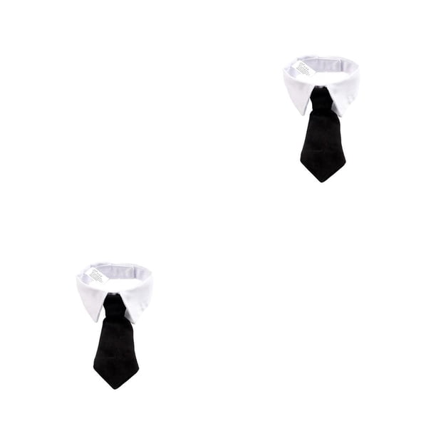Corbata para mascotas Methold decoración Negro S31cm 2piezas