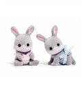 calico critters grey bunny family