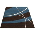 thumbnail image 4 of Tapis ECARPETGALLERY Cosi Bleu & Brun, 4 of 9