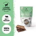 thumbnail image 6 of Canine Cravers Single Ingredient Dog Treats – Premium Beef Fillets – Human Grade Air Dried Hypoallergenic Pet Food – Grain, Gluten, and Soy Free – 100% All Natural 5.3 oz Bag, 6 of 8