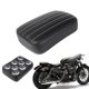 thumbnail image 1 of Cojín trasero negro para pasajero con 8 ventosas para Harley Dyna Sportster Softail Touring Xl 883 1200, 1 of 4