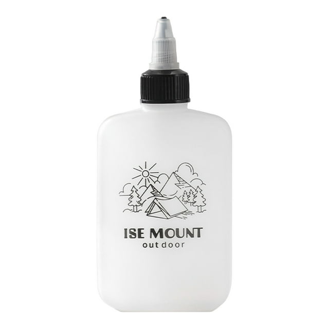 Bouteille d'Huile Extérieure 120ml Portable avec Distributeur de Saveurs, Bouteille de Camping Étanche, Équipement de Randonnée pour Hommes, Équipement Léger pour Kayak, Camping, Lits de Camp pour Tentes Grandes