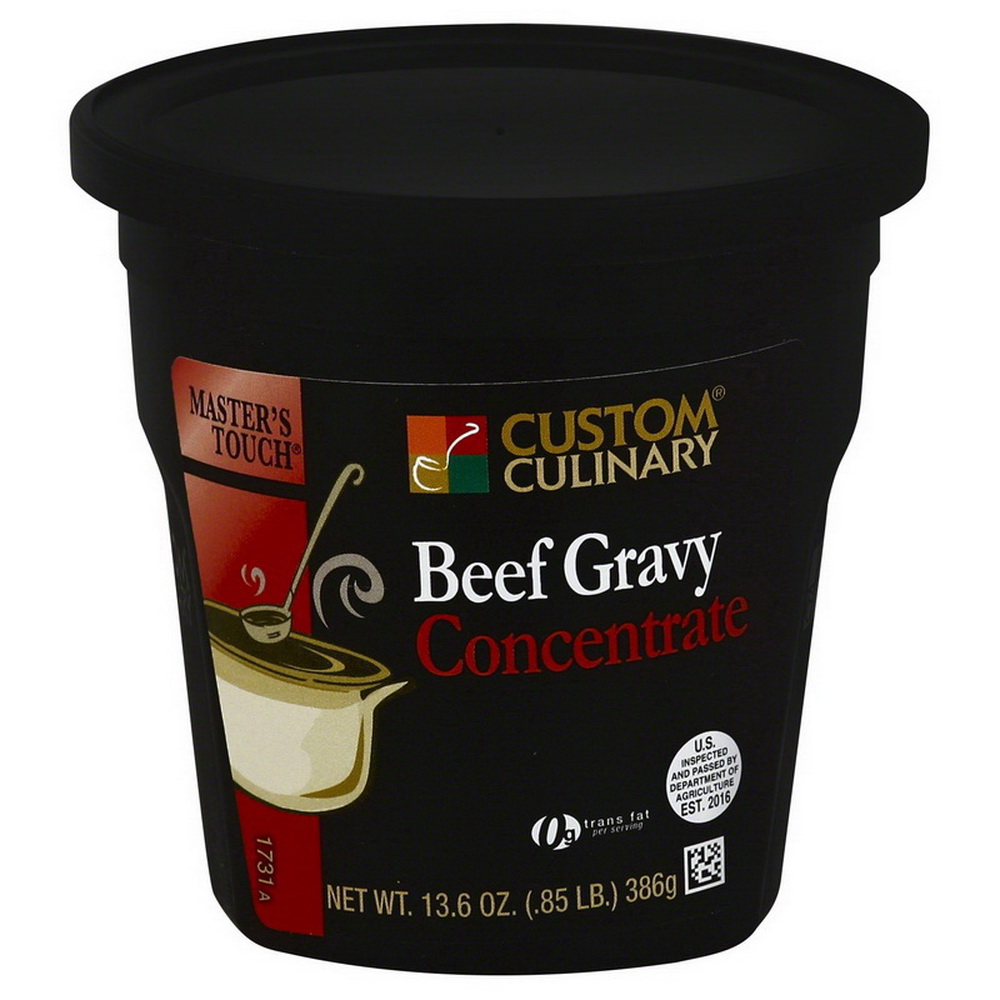 (Price/Case)Masters Touch Shelf Stable Beef Gravy Concentrate 13.6