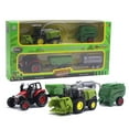 thumbnail image 4 of Boc 2Pcs 1/42 Diecast Tractor Harvester Farm Vehicle Car Model Kids Toy  Gift, 4 of 10
