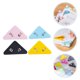 thumbnail image 3 of GOOHOCHY 50 sujetadores de papel de esquina triangulares para soporte de página de libro, lindo clip de libro triangular, clips de papel de plástico para organizador de ahorro de página de esquina, 3 of 7