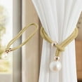 thumbnail image 6 of Curtain Tiebacks, Adjustable Curtain Ties, Modern Curtain Holdbacks, Durable Nylon + Chic Design, for Home/office Windows, Perfect for Thin/thick Draperies, Window Accessories | Drapery Ties, Holders, 6 of 8