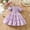Purple, variant on Dresses for Girls Summer Birthday Dress for Girls Kids Wedding Guest Dress 5-6 Years