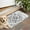 White-174, variant on Bohemian Retro Floral Non-Slip Entryway Door Mat,Boho Indoor Decor Durable Low Plush Door Mat,Washable Welcome Rug for Patio Hallway Home Decor 20x32 Inches