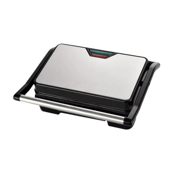 Panini Press Grill Parrilla eléctrica para interiores Pies antideslizantes Sandwichera de 750 W para queso Desayuno Aperitivos Sándwiches