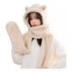 thumbnail image 2 of 3 En 1 Gorro Guantes Bufanda,frio Mujer,calidez,gorro Felpa, 2 of 8
