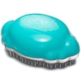 thumbnail image 3 of Knot Genie Detangling Hair Brush for Kids (Aquamarine) | Original Full Size | Perfect for Curly Hair, Gently Separate Tangles, Leaves Hair Smooth & Shiny | The Pain Free Knot Detangler, 3 of 8