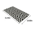 thumbnail image 2 of Jacenvly Door Mats/Outdoor Welcome Mats Washable Non-Shedding European Retro Lattice Printed Floor Mat Door Mat Sewer Mat Entrance Door Kitchen Bathroom Mat Non-Slip Mat Home Decor, 2 of 8