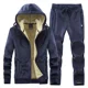 thumbnail image 2 of Sudadera con capucha de invierno de cachemira de cordero, ropa deportiva gruesa y cálida, traje informal para hombre, conjunto de dos piezas, conjuntos de marca de moda para hombre, chándal, 2 of 4