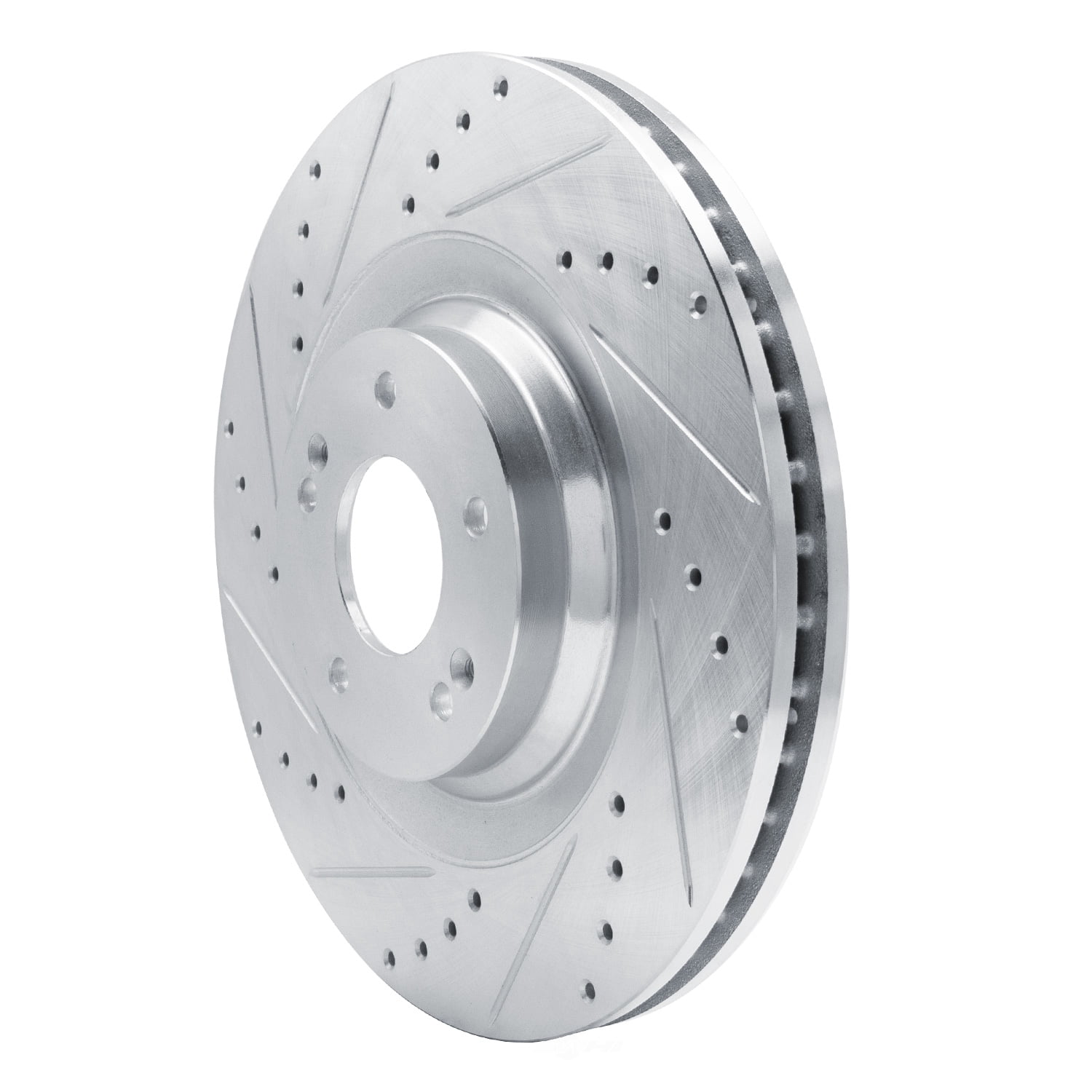 Dynamic Friction Company 631-03061L DFC Brake Rotor - Drilled And Slotted - Silver