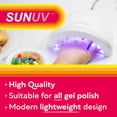 thumbnail image 2 of Lámpara de uñas UV LED SUNUV SunOne 48W con 3 temporizadores, 2 of 7